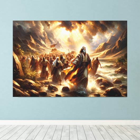 Moses Canvas Print Picture 4 Leinwanddruck (Insitu (Holzboden))