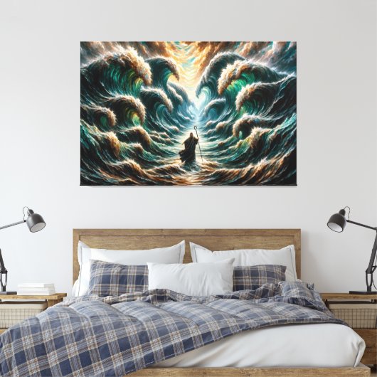 Moses Canvas Print Picture 8 Leinwanddruck (Insitu (Schlafzimmer))