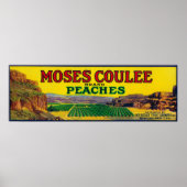 Moses Coule Peach Label Poster (Vorne)