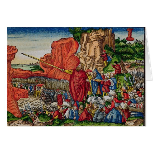 Moses, der das Rote Meer kreuzt (Vorderseite (Horizontal))
