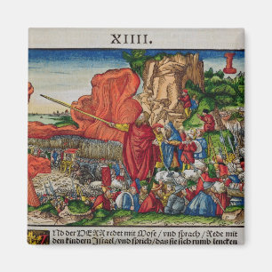 Moses, der das Rote Meer kreuzt Magnet