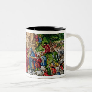 Moses, der das Rote Meer kreuzt Zweifarbige Tasse