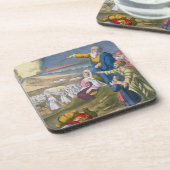 Moses, der das Rote Meer, von einer Bibel vorbei Getränkeuntersetzer (Linke Seite)