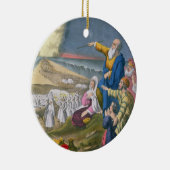 Moses, der das Rote Meer, von einer Bibel vorbei Keramikornament (Rechts)