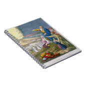 Moses, der das Rote Meer, von einer Bibel vorbei Notizblock (Rechte Seite)