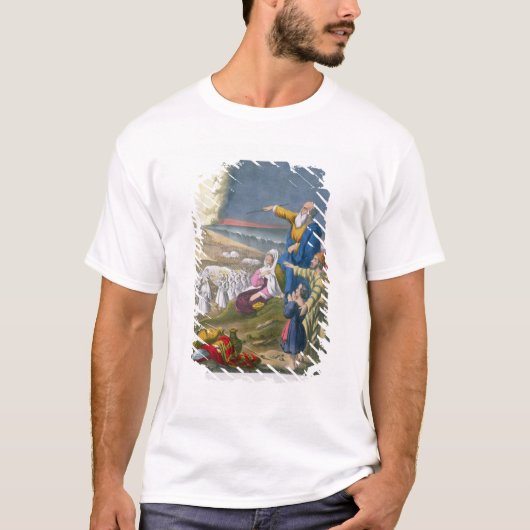 Moses, der das Rote Meer, von einer Bibel vorbei T-Shirt (Vorderseite)