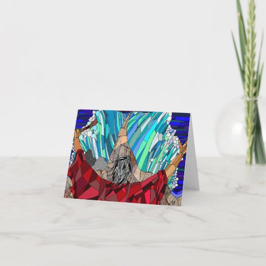 Moses, der das Rote Meer zerteilt Karte (Vorderseite)