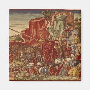 Moses, der das Rote Meer zerteilt Magnet