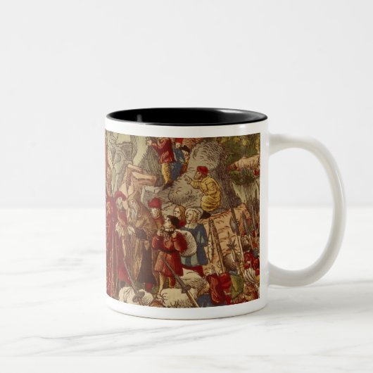 Moses, der das Rote Meer zerteilt Zweifarbige Tasse (Rechts)