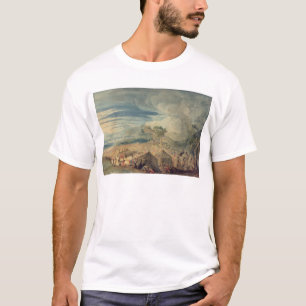 Moses, der das Wasser des Roten Meers teilt T-Shirt