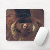 Moses, der die Tabletten des Gesetzes, 1659 Mousepad (Mit Mouse)