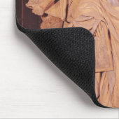 Moses, Detail vom sechseckigen Sockel Mousepad (Ecke)