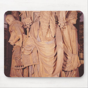 Moses, Detail vom sechseckigen Sockel Mousepad