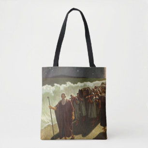 Moses Durchquerung des Roten Meeres, Vintage Relig Tasche