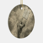 Moses Erhalt des Gesetzes die zehn Gebote Keramikornament (Rechts)