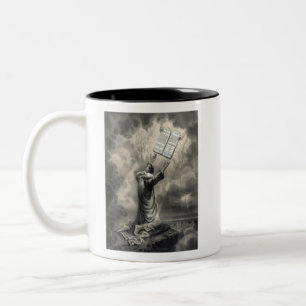 Moses erhält die Tasse des Gesetzes