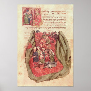 Moses führt die Kinder von Israel herüber Poster