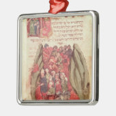 Moses führt die Kinder von Israel herüber Silbernes Ornament (Links)