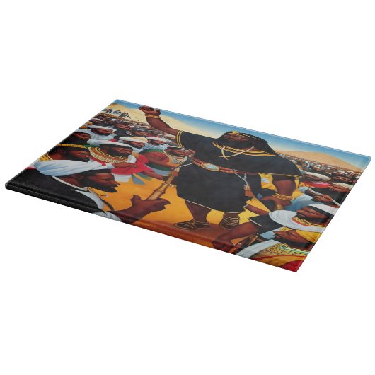 Moses führt die Menschen aus dem ägyptischen Vorst Schneidebrett (Ecke)