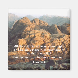 Moses gibt die Gebote - Magnet