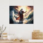 Moses hat das Rote Meer geteilt Poster (Küche)