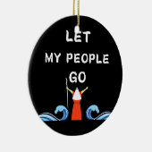 Moses ist Teil des jüdischen Frauenpessels im Rote Keramik Ornament (Rechts)