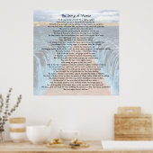 Moses-Lied Poster (Küche)