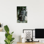 Moses Maimonides-Statue Poster (Heimbüro)