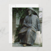 Moses Maimonides-Statue Postkarte (Vorne/Hinten)