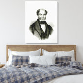 Moses Mendelssohn Leinwanddruck (Insitu (Schlafzimmer))