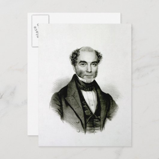 Moses Mendelssohn Postkarte (Vorne/Hinten)
