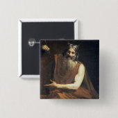 Moses mit den Tabletten des Gesetzes, c.1627-32 Button (Vorne & Hinten)