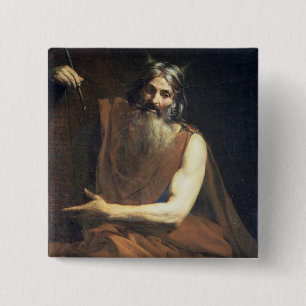 Moses mit den Tabletten des Gesetzes, c.1627-32 Button