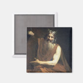 Moses mit den Tabletten des Gesetzes, c.1627-32 Magnet (Vorderseite/Rückseite)