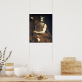 Moses mit den Tabletten des Gesetzes, c.1627-32 Poster (Küche)