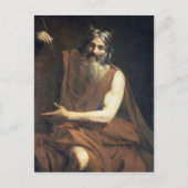 Moses mit den Tabletten des Gesetzes, c.1627-32 Postkarte (Vorderseite)