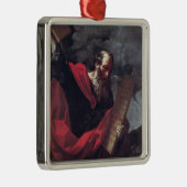 Moses mit den Tabletten des Gesetzes Ornament Aus Metall (Rechts)