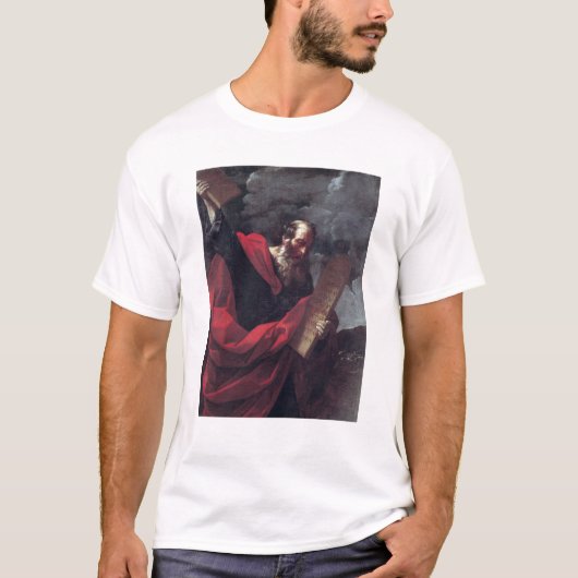 Moses mit den Tabletten des Gesetzes T-Shirt (Vorderseite)