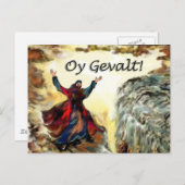 Moses Oy Gevalt! Postkarte (Vorne/Hinten)