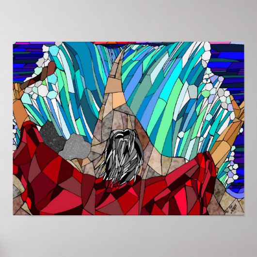 Moses Parting the Red Sea (16 x 12) Poster (Vorne)