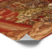 Moses parting the Red Sea Poster (Ecke)