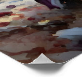 Moses Parting the Red Sea Poster (Ecke)