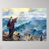 Moses Parting the Red Sea Poster (Vorne)
