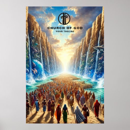 Moses Parting the Red Sea Poster (Vorne)