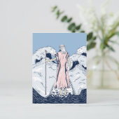 Moses Parting the Red Sea Postkarte (Stehend Vorderseite)