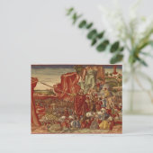 Moses parting the Red Sea Postkarte (Stehend Vorderseite)