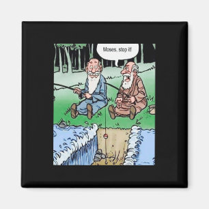 Moses Pole Fischen Magnet