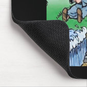 Moses Pole Fischen Mousepad (Ecke)