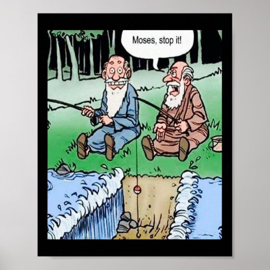 Moses Pole Fischen Poster (Vorne)