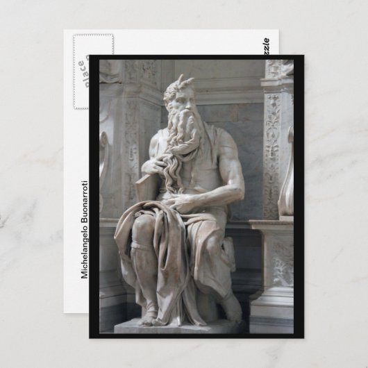 Moses Postcard Postkarte (Vorne/Hinten)